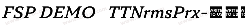 FSP DEMO   TTNrmsPrx字体转换